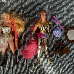 Mattel 1985 She-Ra Princess of Power Action Figures.