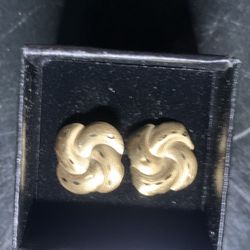 14k Yellow Gold earrings