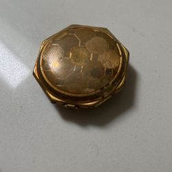 Vintage Powder Case With Mirror
