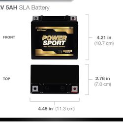 New Battery 12 Volt  5 Ah Is Small 