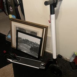 Gotrax GXL mobile electric scooter, excellent condition Foldable Hand And Foot Brake E-scooter White & Black  Gotrax GXL Not Segway Ninebot