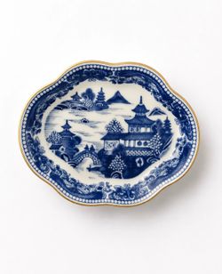 Blue Canton Small Ring Tray by Mottahedeh