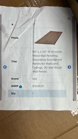 Accoustic Wood Wall /Ceiling Panel