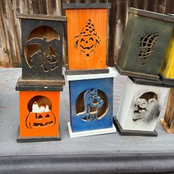 Halloween Decorations Make With Real Wood 