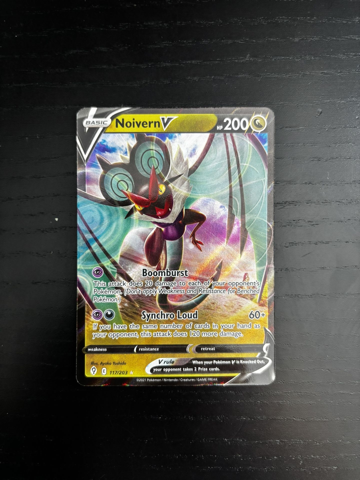 Pokemon Card Noivern V Full Art