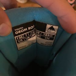 Burton Grom Boa Snowboard Boots Size 12c