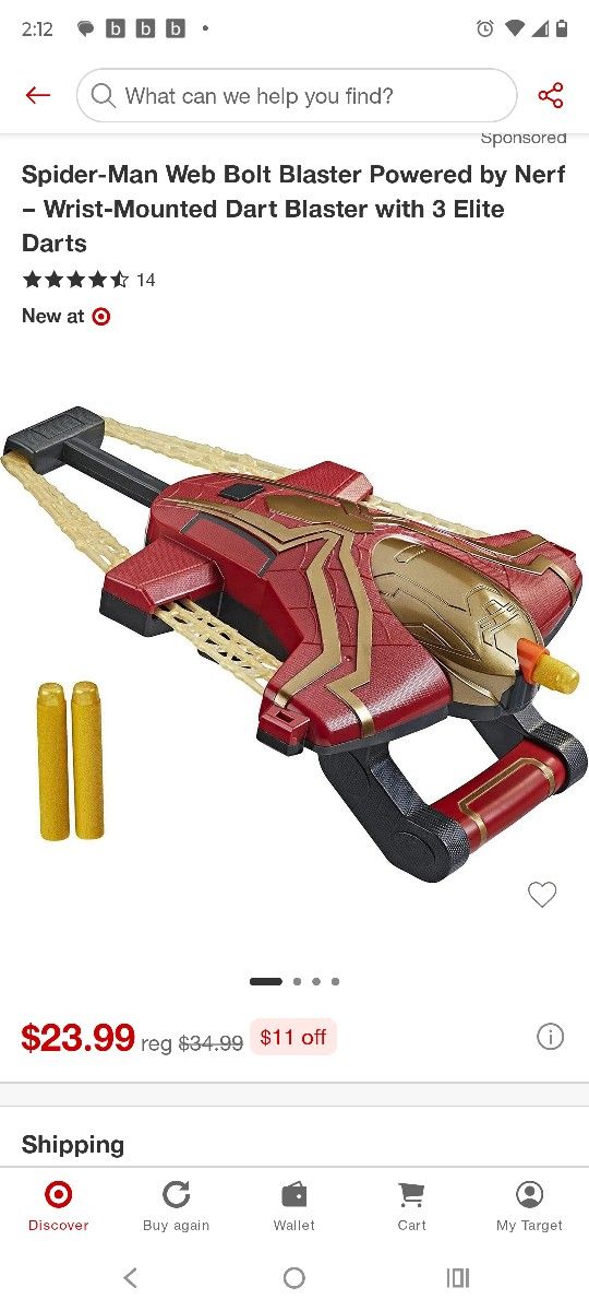 Spider-Man Web Bolt Blaster