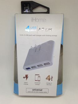 iHome 4 USB Port AC Pro