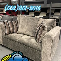 Sofa Special Grey Love Seat Couch 