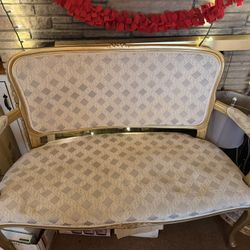 Louis XVI Style Settee Chair 