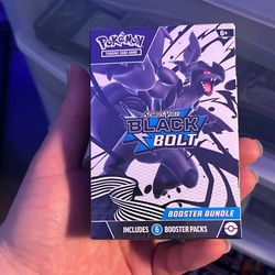 Pokémon Black Bolt Booster Bundle 6 Packs! 