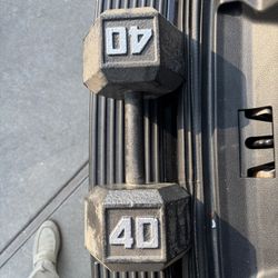 40 Lb Dumbbell