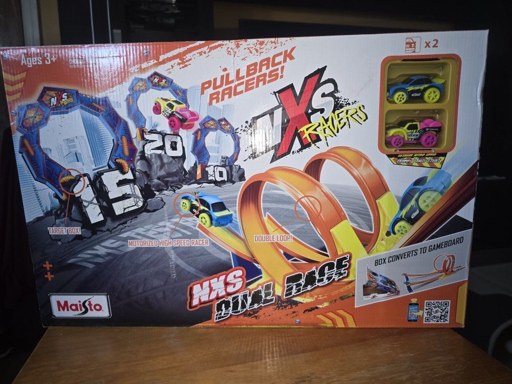 🆕️2 PULL BACK RACERS, MOTORIZED EXTREME SPEED, LOOPS, AND TARGETS