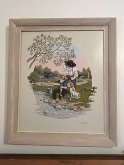C. Carson Oil On Canvas Painting