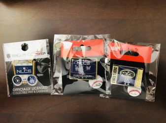 NLCS Dodgers Pin set 2018