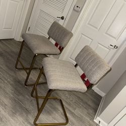 Modern Upholstered Dining / Accent Chairs – Set of 2