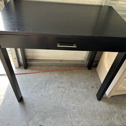 Black Wood Desk