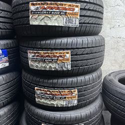 SET OF FOUR NEW TIRES 205/40/17 ARROYO GRANDSPORT A/S INCLUDING MOUNT AND BALANCE 