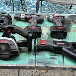 Craftsman 19.2v  4 tool combo set 