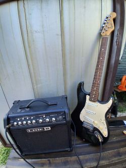 Fender squire strat and and amp