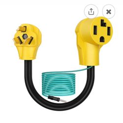 DEWENWILS DRYER OUTLET 4 PRONG TO 3 PRONG PLUG ADAPTER CONNECTOR CORD 30 AMP /250V / 7500W  1.5 FT