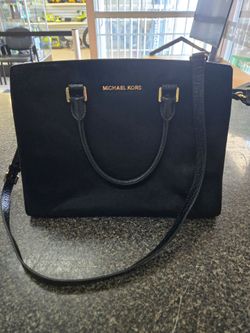 Michael Kors Black Satchel Handbag