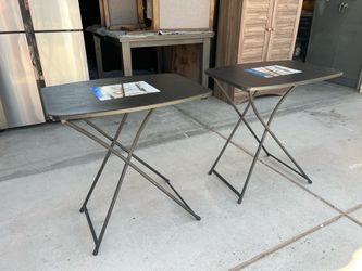 2 Matching Foldable Tables!