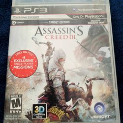 Assassin's Creed III - PS3/PlayStation 3