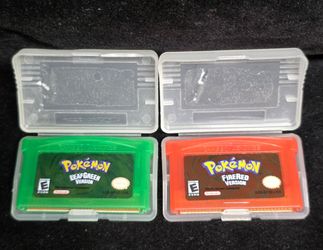 New 2pcs GBA (FireRed + LeafGreen) GBA**READ DISC**
