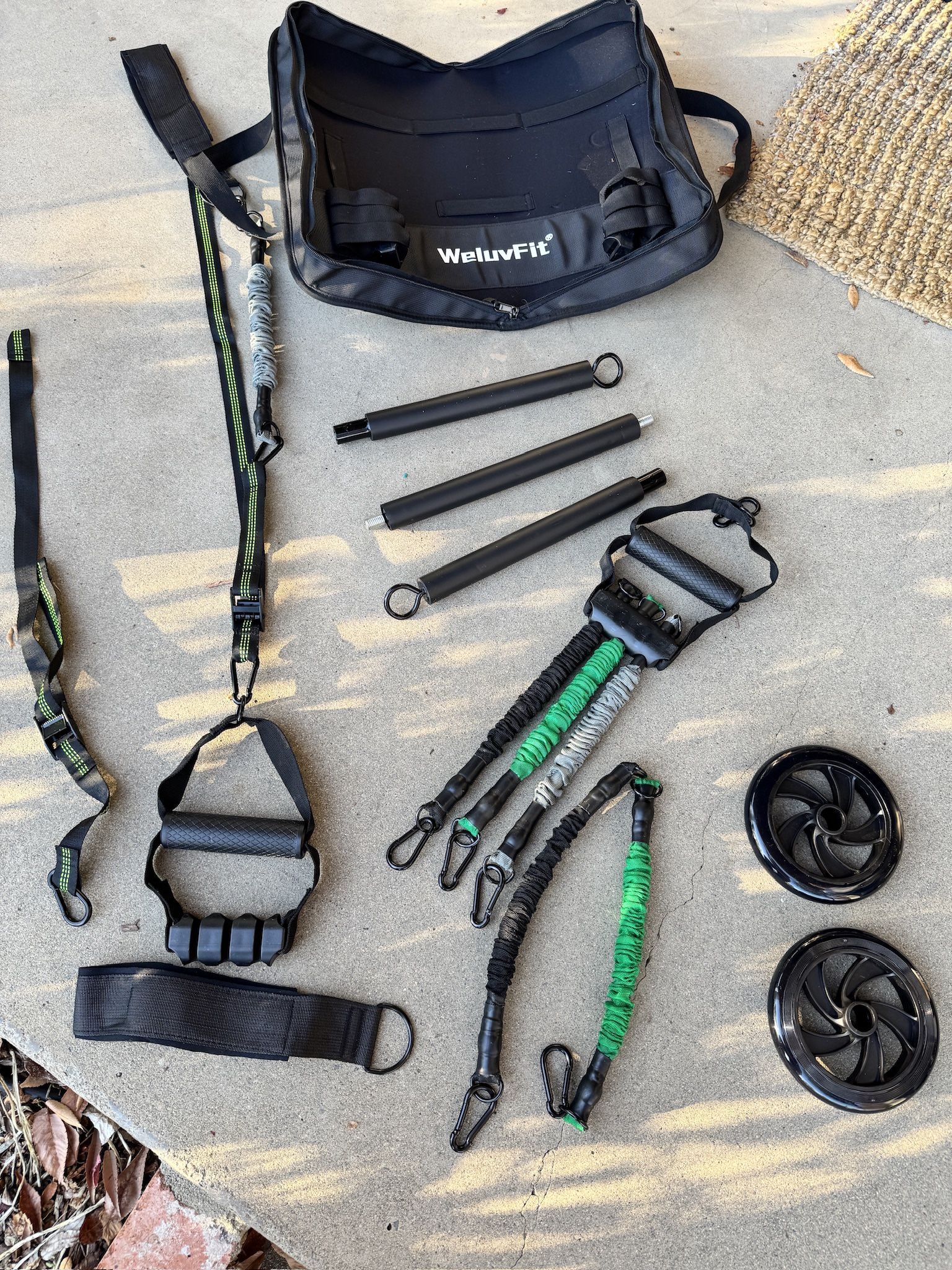 Portable Home Gym w/ Carrying Case