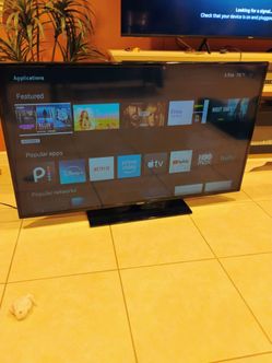 Samsung 55 inch 1080p 3D LED TV.  Picture quality needs adjustment. No remote