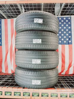 🎁 4 USED TIRES 245/50R19 PIRELLI CINTURATTO P7 ALL SEASON RUN-FLAT RSC 245 50 19
