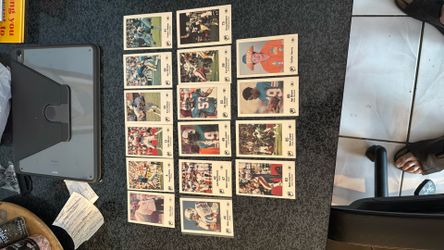 1985 Miami Dolphins Kiwanis Football Cards