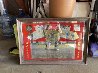 Budweiser Collectors Mirror