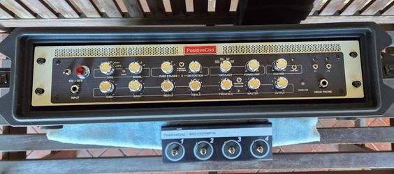 Positive Grid BIAS Rack Guitar / Bass Amp Match Amplifier No Load 600w w Case & Footswitch