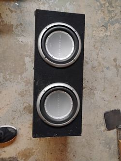 10in Punch Sub Woofer's With Box