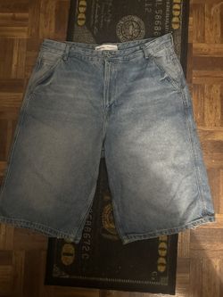 Light Blue Denim Shorts