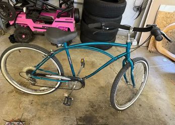 Old teal bike Murray