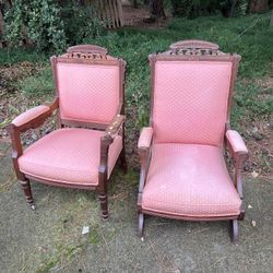 Antique Victorian 2 Chairs