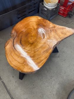 Redwood Cedar Coffee table  (36”-24” ) 18” High