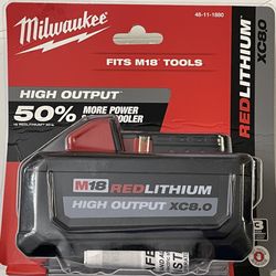 Milwaukee M18 18-Volt Lithium-Ion HIGH OUTPUT XC 8.0 Ah Battery