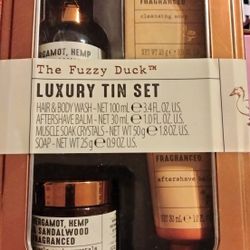 Baylis & Harding Gift Set for Men - The Fuzzy Duck Bergamot, Mens Hemp & Sandalwood
