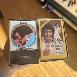 Two Cassette Tape Albums by Elvis Presley