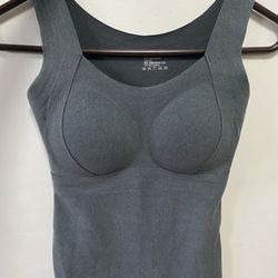 Women Thermal Tank Top with Bra Size S