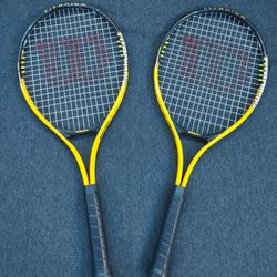 Wilson Titanium 3 Soft Shock 3 Tennis Rackets