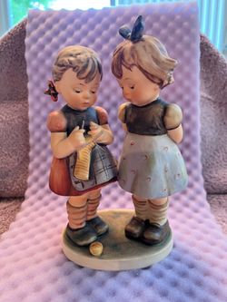Vintage Goebel  Hummel figurine titled “knitting”