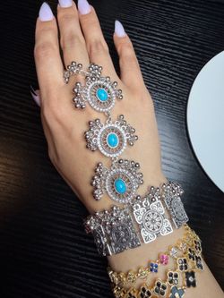 Beautiful Silver and Turquoise Bracelet