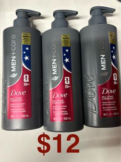 Dove Men+Care All Star Comfort 2-in-1 Shampoo – 3 Pack