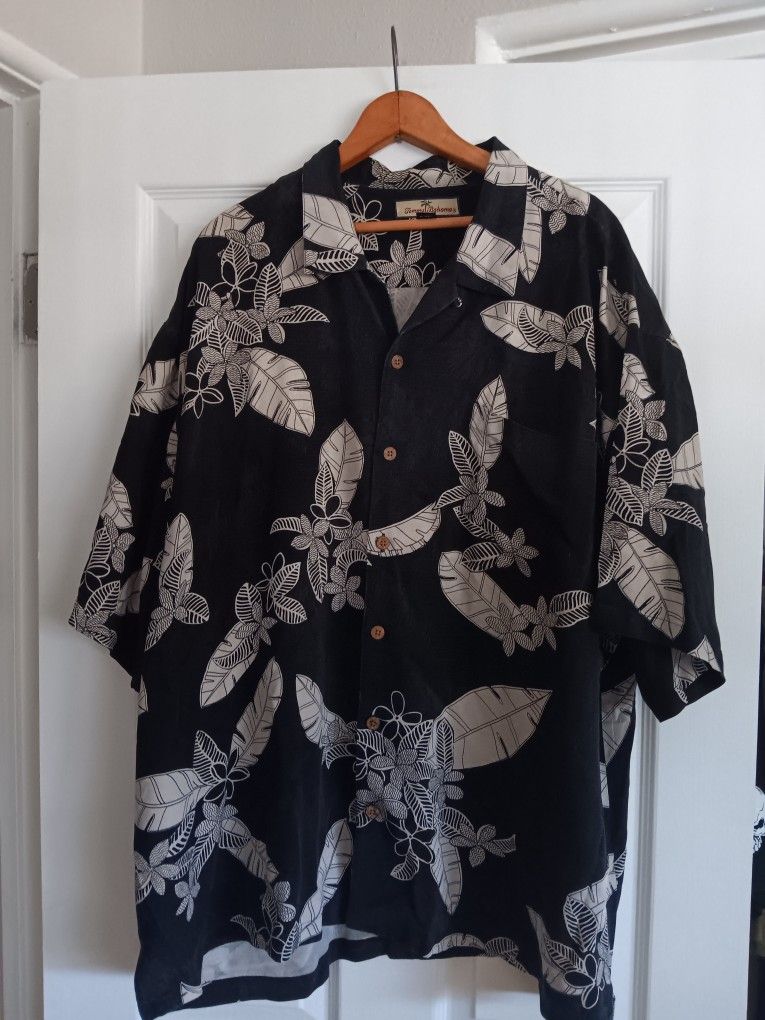 Tommy Bahama Silk Hawaiian Shirt 2xl