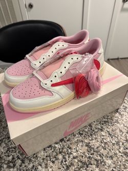 Travis Scott Air Jordan 1 Low Valentine's Day Sneakers